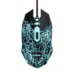 Trust GXT105X IZZA MOUSE LED multicolor, 6 buttons, 800-4000dpi, black, corded