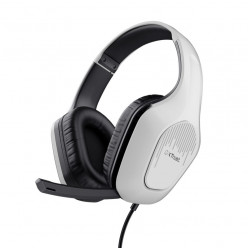 Trust Gaming GXT 415W ZIROX Lightweight Headset with flexible microphone, ABS plastic, 200 cm cable, 3.5mm, White