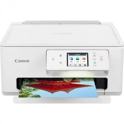 MFD Canon Pixma TS7640i White, Colour Printer/Duplex/Scanner/Copier/Wi-Fi, A4, Print 12001 x 1200dpi_2pl,Scan 1200x2400dpi, OLED 2.7-, ESAT 15/10 ipm,64-265g/m2, Wi-Fi: IEEE802.11 b/g/n, USB 2.0, macOS, PG-485/486XL (180/300&180/300p), MC-G06.