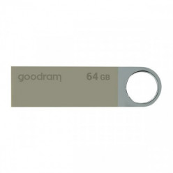 64GB USB2.0  Goodram UUN2 Metal casing, Built-in keyloop, Compact and lightweight, (Read 18 MByte/s, Write 10 MByte/s)