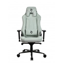 Gaming/Office Chair AROZZI Vernazza Soft Fabric, Pearl Green, max weight up to 135-145kg / height 165-190cm, Tilt  Angle Lock, Recline 165°, 3D Armrests, Head and Lumber cushions, Metal Frame, Aluminium wheelbase, Gas lift 4 class, Large nylon casters, W-