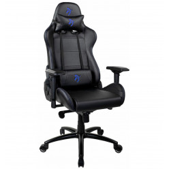 Gaming/Office Chair AROZZI Verona Signature PU, Black /Blue logo, max weight up to 120-130kg / height 165-190cm, Recline 165°, 4D Armrests, Head and Lumber cushions, Metal Frame, Nylon wheelbase, Small casters, W-28.3kg