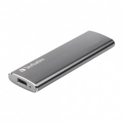 M.2 External SSD 240GB  Verbatim Vx500 USB 3.1 Gen 2, Sequential Read/Write: up to 500/430 MB/s, Windows®, Mac, PS4 and Xbox One compatible, Light, Portable, Durable, Ultra-compact aluminum housing, Low power consumption