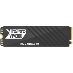 M.2 NVMe SSD 2.0TB VIPER (by Patriot) VP4300, w/ 2x Heatspreaders, Interface: PCIe4.0 x4 / NVMe 1.3, M2 Type 2280 form factor, Seq Read 7400 MB/s, Write 6800 MB/s, Random Read 800K IOPS, Write 800K IOPS, Thermal Throttling, DRAM Cache 2GB DDR4, Controller