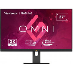 27.0- VIEWSONIC IPS LED VX2758A-2K-PRO Gaming Bordless Black (1ms, 1000:1, 250cd, 2560x1440, 178°/178°, HDMI x 2, DisplayPort, 170Hz Refresh Rate, Console Mode 120Hz, HDR10, AMD FreeSync Adaptive Sync, Audio Line-out, VESA)