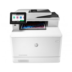 MFD HP Color LaserJet Pro M479fdn, White, A4, Fax, 27ppm, Duplex, 512 MB, Up to 50000 pages, 50-sheet  ADF with single-pass two-sided scanning, 4,3- touch display, USB 2.0, Ethernet 10/100/1000, HP PCL 5,6; Postcript 3, HP ePrint, Apple AirPrint  (HP 415A