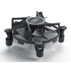 DEEPCOOL Cooler -CK-11509-, Socket 1150/1151/1155/1156/1200, up to 65W, 92x92x25mm, 2200rpm, 26.8dBA, 38.62CFM, 3pin, Hydro Bearing, Aluminium Heatsink (96pcs/box)