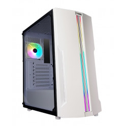 XILENCE -X512.W.RGB- Xilent Blade  ATX Case, without PSU, with Tempered Glass Side Panel, RGB Lighning Front Panel, Tool-free HDD, VGA installation, 2x 3.5-/ 4x 2.5-, 1x USB 3.0, 2x USB 2.0, 1x Mic, 1xHeadphones, ARGB Control Board, LED Control Botton, PS