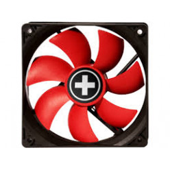 80mm Case Fan - XILENCE XPF80.R.PWM Fan, Performance C, 80x80x25mm, 800-1800 rpm, < 20dBa, 21.8CFM, hydro bearing, 4Pin with PWM, Black/Red