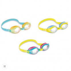 INTEX Очки для плавания JUNIOR, 3-8 лет, 3 цвета