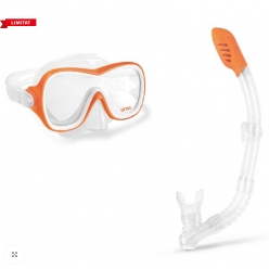 INTEX Набор маска и трубка для подводного плавания “Wave rider”, 8+