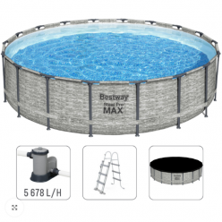 Bestway Бассейн STEEL PRO MAX 549х122 см, 23062 Л, метал. каркас