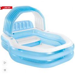 INTEX Семейный надувной бассейн с навесом 229x191x135 см, 530 Л, 3+