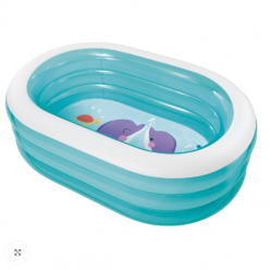 INTEX Детский надувной бассейн Морские друзья 163x107x46 см, 230 Л, 3+