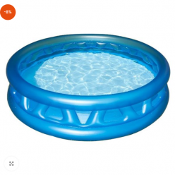 INTEX Детский надувной бассейн с мягким бортом 188×46 см, 790 Л, 3+