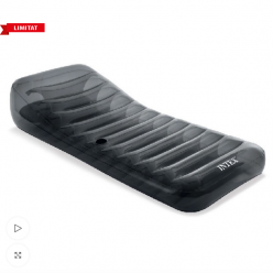 INTEX Надувной матрас-шезлонг для плавания 211х99 см с подголовником, до 100кг