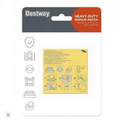 Bestway Ремонтный комплект 6.5х6.5см, самоклеящиеся заплатки, 10шт