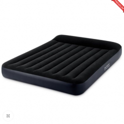 INTEX Надувной матрас “Velur Classic” 152x203x25 см с подголовником, до 272 кг