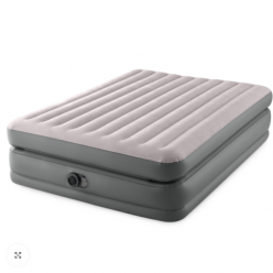 INTEX Надувная кровать Velur Prime Comfort 152х203х51см со встр.нас. 220В, до 272 кг