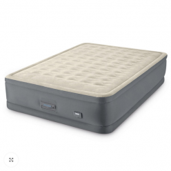 INTEX Надувная кровать “Velur PremAire II” 152x203x46 см встр.нас. 220В, до 272 кг