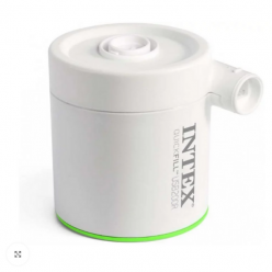 INTEX Насос электрический QuickFill USB200R USB 5В, 2А, перезаряжаемый, пауэрбанк, 2 насадки