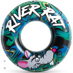 INTEX Надувной круг “River Rat” Д 122 см, до 100кг, 9+