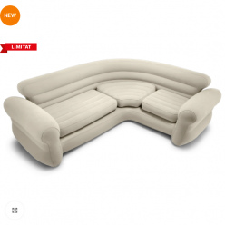INTEX Надувной-угловой диван Corner Sofa 257x203x76 см