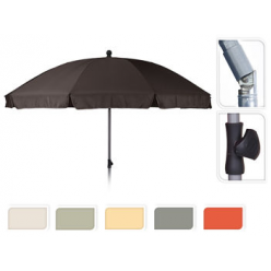 Зонт солнцезащитный D2.5см H2.65, нога со сгибом, 10 спиц, 6 цветов, чехол