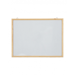 Tabla whiteboard non magnetica rama lemn 90cm*120cm
