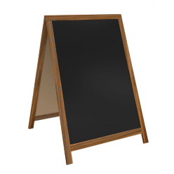 Tabla creta non-magnetica,50X70cm dubla rama lemn