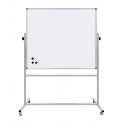 Tabla Whiteboard, 90X120cm, PANDA, dubla/suport mobil, magnetica