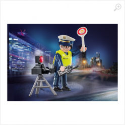 PM70305 Police Officer with Speed Trap