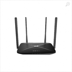 MERCUSYS AC12G  AC1200 Dual Band Wireless Router,  867Mbps at 5GHz + 300Mbps at 2.4GHz, 1 10/100/1000M WAN + 3 10/100/1000M LAN, 4 fixed antennas