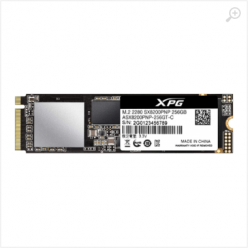 M.2 NVMe SSD 256GB  ADATA XPG SX8200 PRO, PCIe3.0 x4 / NVMe1.3, M2 Type 2280 , Read: 3500 MB/s, Write: 3000 MB/s, Controller SMI, 3D NAND TLC,  ASX8200PNP-256GT-C