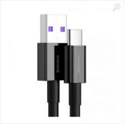 Cable USB - Type-C, 66W, 1m, Baseus Superior Black  CATYS-01