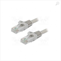 Cable  UTP LOGILINK Cat6, cupru-aluminiu, 3 m, gri, AWG24, "CP2062U"