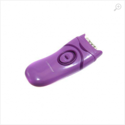 Epilator Esperanza COPACABANA EBD002V Violet, Detachable head - can be washed under running water 2 speed levels depilation, Power supply: batteries 3 x AAA (not included) Set contains: main device, brush to clean the head after use, protective cap, instr