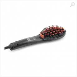 Hair Straightener Esperanza BRUSH KELLY EBP006, 50W, 2 in 1 hair straightener & hair-brush, Ceramic plate, size of the straightening bruch: 6x13 cm, LCD display, safe & reliable, Temperature max.: 230°C