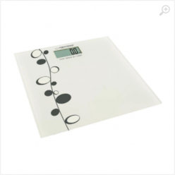 Bath Scale Esperanza ZUMBA EBS005 White, Equipped with four high precision Strain Gauge sensors, Capacity 180kg /396LB, Division 100 g/0.2LB, Power saving large LCD Display, Weight Unit : kg / lb, 6mm high-tempered safety glass platform, Foot-tap switch o