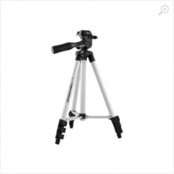 Tripod ESPERANZA CEDAR EF108,  Max. height - 106 сm, Min. height - 36 cm, Max. load weight - 2 kg,  3-way panhead, removable quick release plate, 4-section aluminum legs, Quick lever lock, Rubber leg tip, Weight: 500g