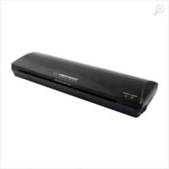 Laminator Esperanza AEON EFL003 A3,  Power consumption: 265W, Film thickness for hot lamination: 80-125 microns, Maximum document dimensions: 297 x 420 mm (A3 format), Maximum warming-up time: approx. 5 min. Lamination speed: 250 mm per minute, Maximal sh