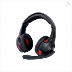 Headset Gaming Esperanza STRYKER EGH370, Black/Red, 2x mini jack 3.5mm, Drivers 40mm, Volume control, Cable length 2m, Weight 250g