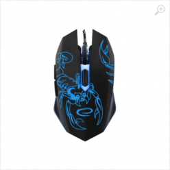 Mouse Esperanza SCORPIO MX203, Gaming mouse, 2400dpi, optical sensor, blue LED, USB braided cable