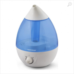 Humidifier Esperanza COOL VAPOR EHA005 Tank capacity 2,6 L, Power 25 W, Steam output 300 ml / hr, 8,5 hours of continuous operation without refilling, the tank, Suitable for rooms up to 40 m2, Automatic shutdown after emptying the container (+ Alarm)