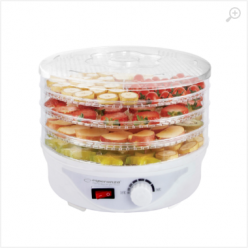 Dehydrator Esperanza DELICATESSE EKD003, 4 transparent trays, Strong power 250W