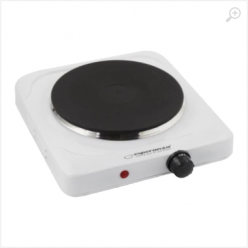 Electric Hot Plate Esperanza PINATUBO EKH002W White, 1500W 5 temperature degrees thermostatic protection against overheating The indicator light (on / off) Heat-resistant surface materials