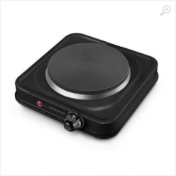 Electric Hot Plate Esperanza ST.HELENS EKH003K Black, 1000W 5 temperature degrees thermostatic protection against overheating The indicator light (on / off) Heat-resistant surface materials