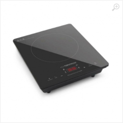 Induction Hot Plate Esperanza VESUVIUS EKH009 (EKH006) Black,  2000W, Cooking surface:  Unpolished black crystal glass 12-20cm, 50%  cooking time savings as compared to electrical hot plate, Automatic pot detection (automatic shut down if the pot is not s