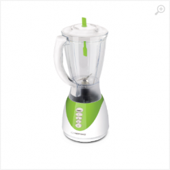 Table blender Esperanza PINA COLADA EKM023G Green; 350W power output; 1,5 L food grade plastic jug; 3 speeds of mixing; Anti-tipping suction caps on the bottom; Anti -spilling protection lid; Ice tubes crushing; Stainless steel mixing blades; Turbo functi