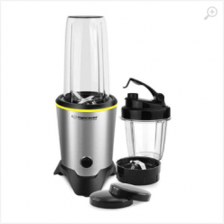 Table Blender Esperanza NUTRI MASTER EKM028, 1000W, Continuous operation time with normal load:  max. 1 minute; Cool down time before next usage: min. 3 minutes; Aluminum main unit; 1000 ml blending jar (Tritan material, BPA free); 450 ml grinding jar (Tr